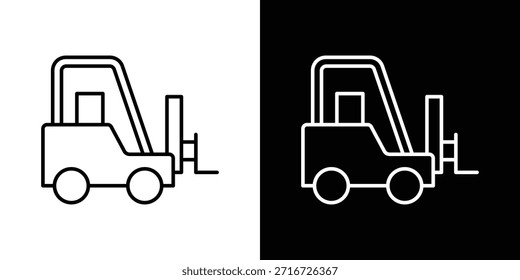 Vector blanco y negro, conjunto de iconos de línea.
