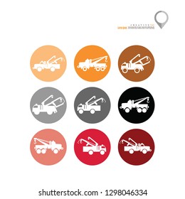 forklift icon.vector illustration.