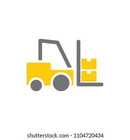 Forklift Logo Icon Design