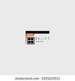 diseño de ilustración vectorial del logo de carretilla elevadora para usar el icono de la marca