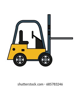 forklift machinery icon image 