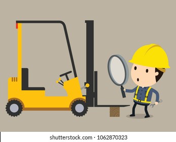 Forklift Maintenance Images Stock Photos Vectors Shutterstock