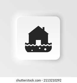 Gabelstapler-Lungenwache-Symbol in einer einzigen Farbe. Warenlager für Fahrzeuge