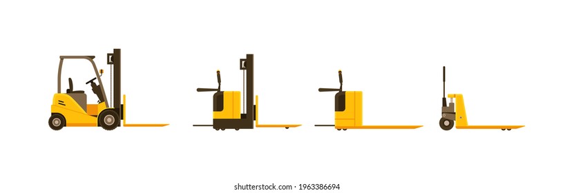 Forklift and pallet jack different model set