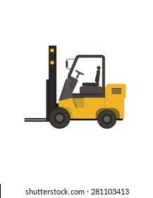 forklift simple illustration