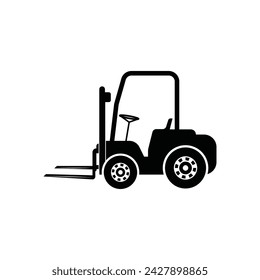 Forklift, tractor, warehouse, factory, machine, truck icon