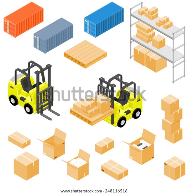 Suchen Sie Nach Gabelstapler Mit Containern Und Holzpaletten Isometrische Stockbildern In Hd Und Millionen Weiteren Lizenzfreien Stockfotos Illustrationen Und Vektorgrafiken In Der Shutterstock Kollektion Jeden Tag Werden Tausende Neue