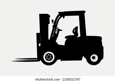 5,031 Forklift silhouette vector Images, Stock Photos & Vectors ...