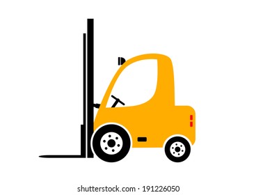 Forklift truck icon