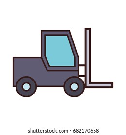 forklift truck icon 