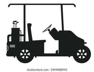 forklift truck silhouette. forklift truck flat icon