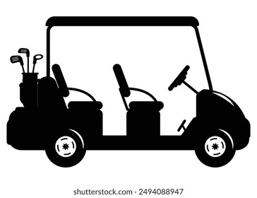 forklift truck silhouette. forklift truck flat icon