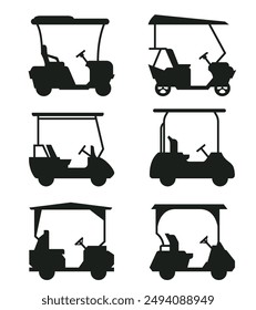 forklift truck silhouette. forklift truck flat icon