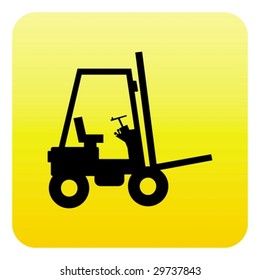 Forklift truck web button