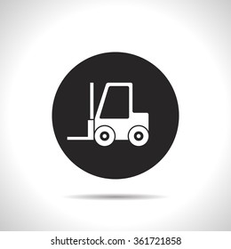 Forklift Vector Icon