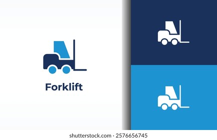 Forklift vector, icon or logo sign isolated symbol illustration