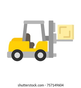 forklift. vector illustration