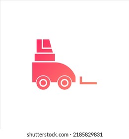 forklift vector for website symbol icon presentation