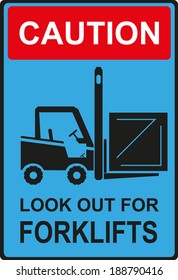 forklift warning sign 1