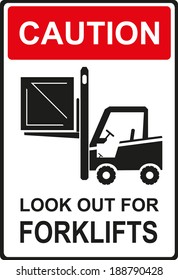 forklift warning sign 2
