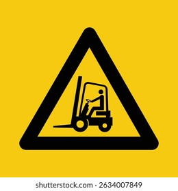 Forklifter Vector Design For Logo and T-Shirt Design