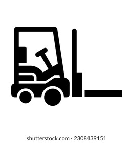 ForkLifter Vector Glyph Icon For Personal And Commercial Use.
