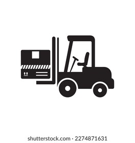 forklift,lifter icon vector isolated on background