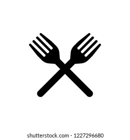  Forks (crossed) icon / public information symbol