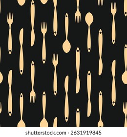 Forks Spoons Luxury trendy useful design gorgeous abstract vector illustration artwork.eps