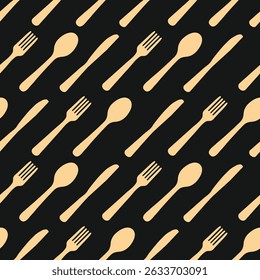 Forks spoons Luxury trendy useful design stunning abstract vector illustration artwork.eps