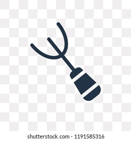 Forks vector icon isolated on transparent background, Forks transparency concept can be used web and mobile
