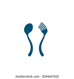 fork,spoon icon vector illustration design  template web
