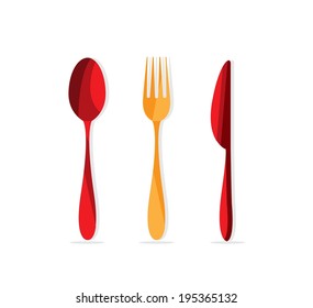 Fork,spoon and knife 