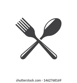 fork,spoon logo icon vector illustration template