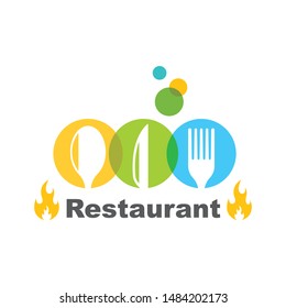 fork,spoon logo icon vector illustration template