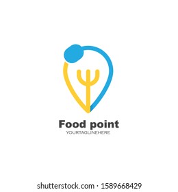 fork,spoon logo icon vector illustration template