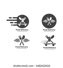 fork,spoon logo icon vector illustration template