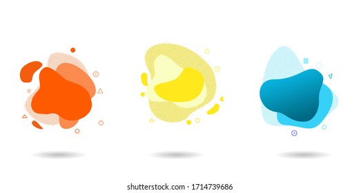 form abstract background blob. form abstract background
