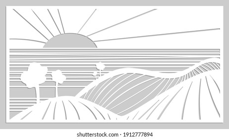form for cutting, picture for cutting, stencil for handmade, template for coloring, white paper on a gray background, embossing and cutting on a plotter