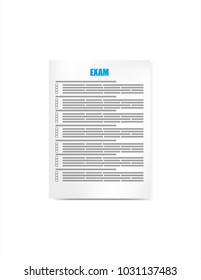 Form exam test