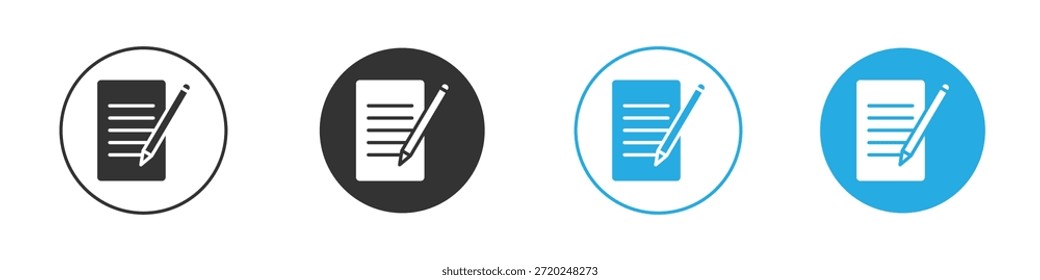 Form icon for app and web design. Simple element illustration.