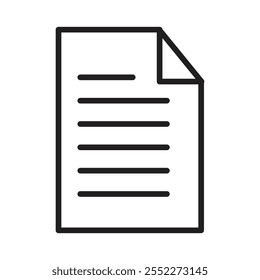 Form icon black and white vector outline sign