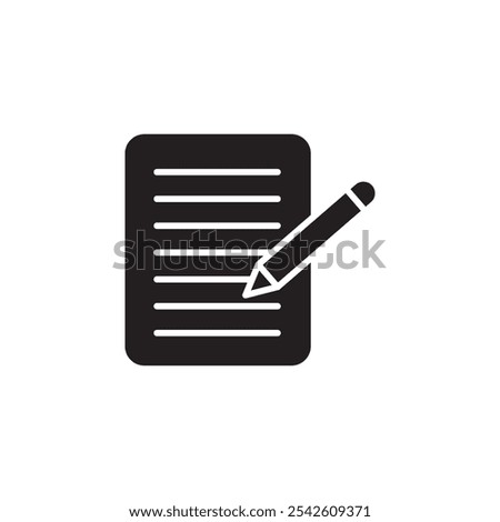 Form icon black and white vector sign