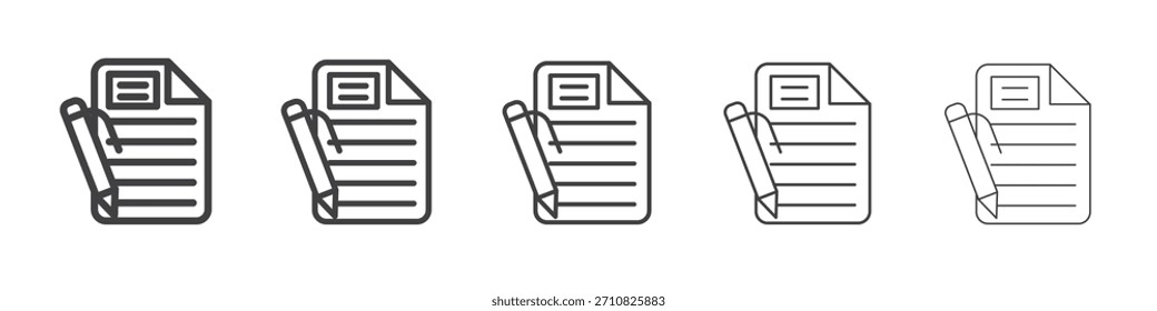 Form icon design, logo, app, UI. Vector illustration, EPS