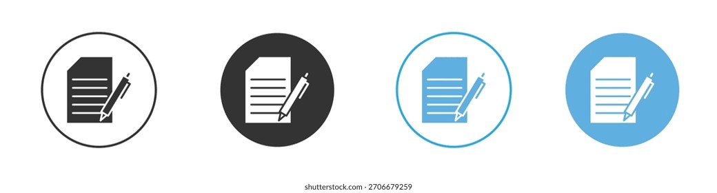 Conjunto de diseño de Plantilla de logotipo de icono de formulario