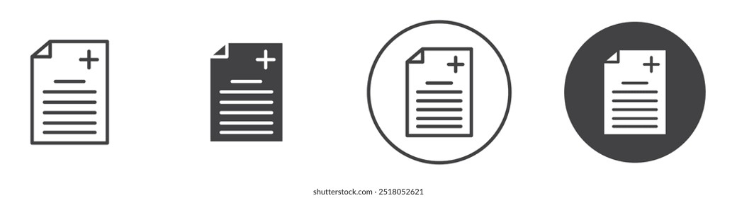Form icon thin line illustration