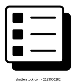 form Icon. User interface Vector Illustration, As a Simple Vector Sign and Trendy Symbol in Line Art Style, for Design and Websites, or Mobile Apps,