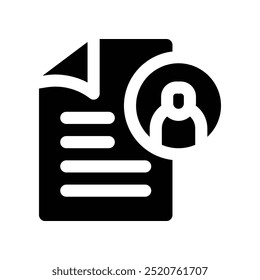 Icono de glifo de Vector para su Sitio web, móvil, presentación y diseño de logotipo.