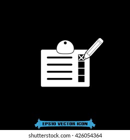 form icon vector illustration eps10