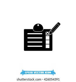 form icon vector illustration eps10
